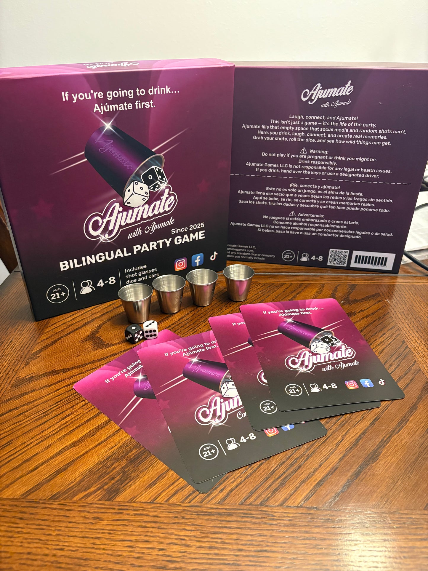AJÚMATE – Bilingual Party Game (PREVENTA)