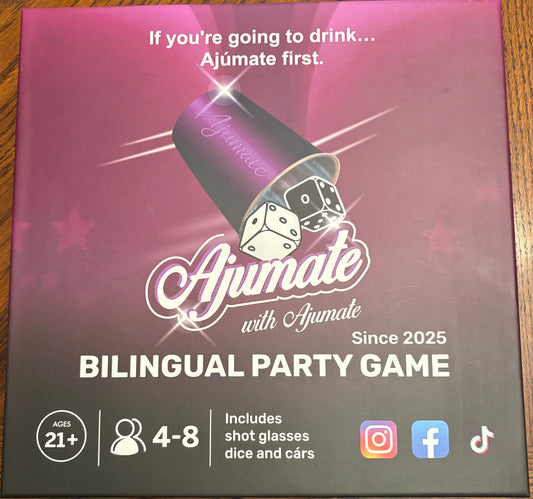 AJÚMATE – Bilingual Party Game (PREVENTA)